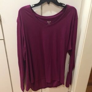 Zelos Long sleeve Actuve top 2X or 3X NWT